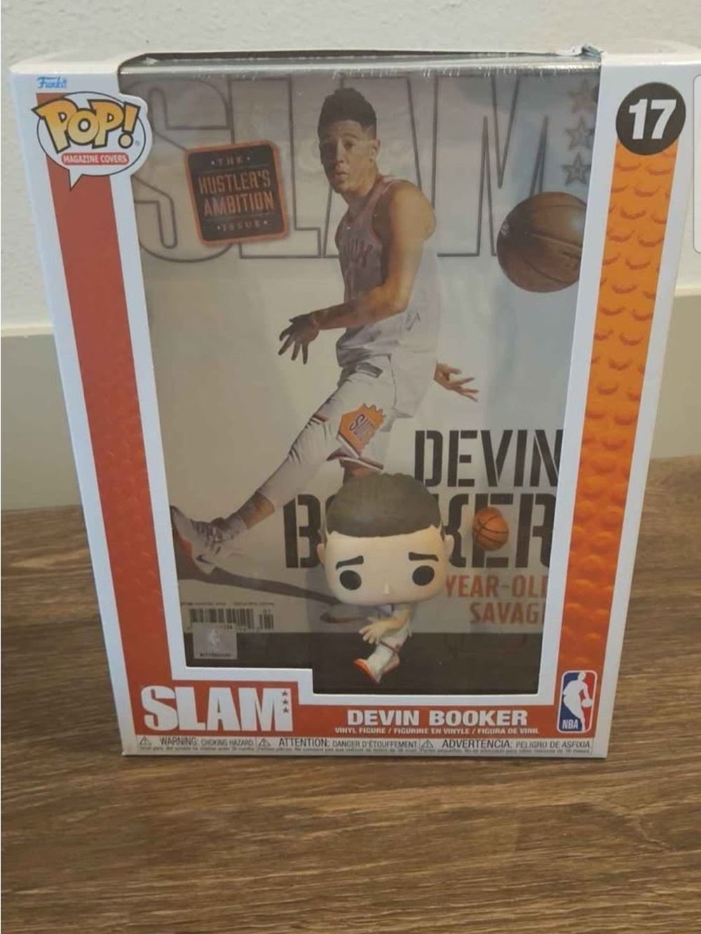 Devin Booker Funko Pop Display/Phoenix Suns/#17/ new/ original packed.